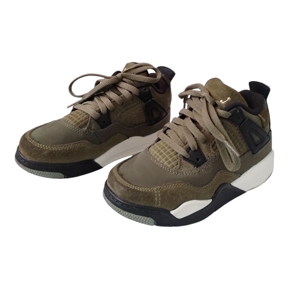 Air Jordan 4 Craft Medium Olive Pre School FB9929-200 Little Kids PS Sz 11C